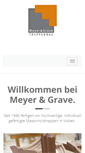 Mobile Screenshot of meyer-grave.de